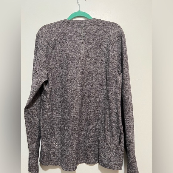 Lululemon Surge Warm Gray Long Sleeve DH. - Picture 16 of 16